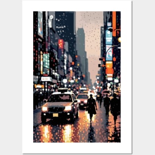 New York City | Pointillism Posters and Art